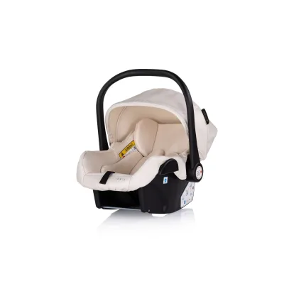 Chipolino Set Babyschale Isofix-Basisstation Aura i-Size (40 - 85cm) verstellbar creme