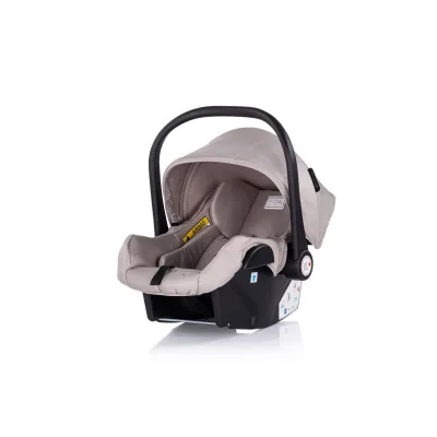 Chipolino Set Babyschale Isofix-Basisstation Aura i-Size (40 - 85cm) verstellbar hellbraun