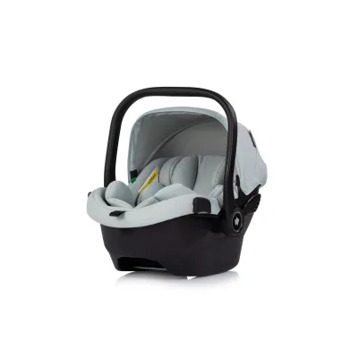 Chipolino Set Babyschale Pearl i-Size (40-85cm) Isofix-Basis-Station Adapter grün
