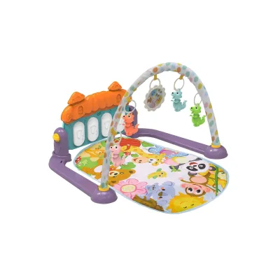 Chipolino Spielbogen Zoo Party Krabbeldecke Hängespielzeug Licht Klaviertasten lila