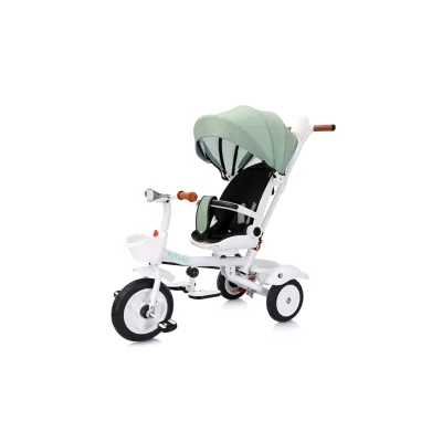 Chipolino Tricycle Futuro 2 in 1 faltbar, Becherhalter, Musik, Licht, PU-Räder grün