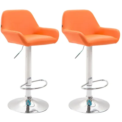 CLP Barhocker Orange 51x89x52 cm