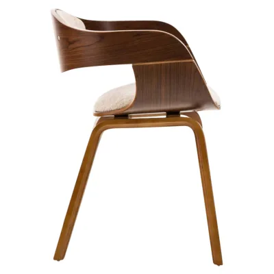 CLP 2er Set Esszimmerstühle ergonomisch Kingston, Lehnstühle mit umlaufender Rückenlehne, Holzgestell bis 150 kg