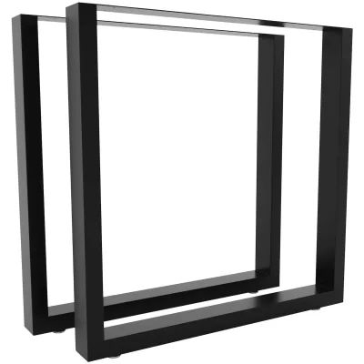 CLP 2er Set Tischbeine Velden Für Couchtisch Oder Beistelltisch I Höhe 43 CM