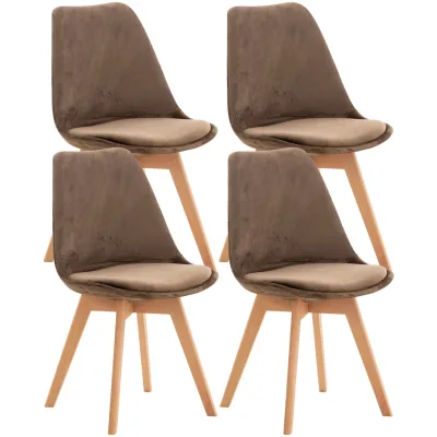 CLP Stuhl Dunkelbraun 49x83x50 cm