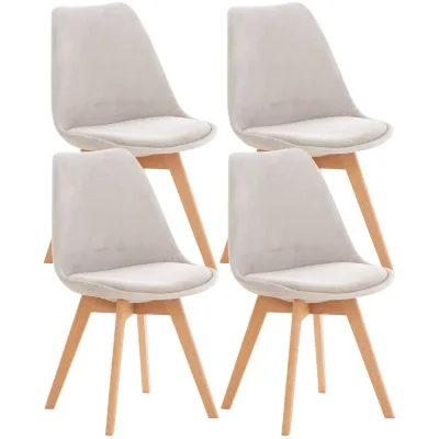 CLP Stuhl Hellgrau 49x83x50 cm