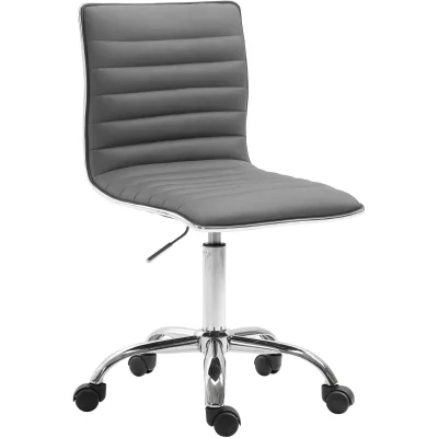 CLP Arbeitshocker höhenverstellbar Alamosa, ergonomischer Rollhocker mit Rückenlehne, Kunstlederbezug, drehbar Ideal für Büro & Praxis