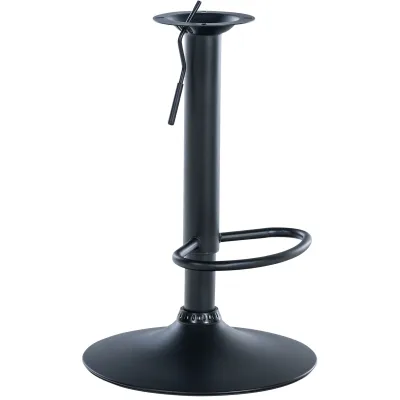 CLP Barhocker-Gestell I Höhenverstellbare Barstuhl-Säule I 8 X 8 CM Lochabstand