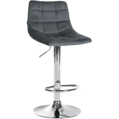 CLP Barhocker Dunkelgrau 43x87x46.5 cm