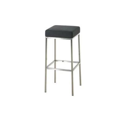 CLP Barhocker Montreal I Gepolsterter Barstuhl mit Stoffbezug I Tresenhocker mit Metallgestell