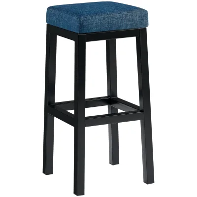 CLP Barhocker Taylor mit schwarzem Metallgestell Sitzhöhe 83 cm