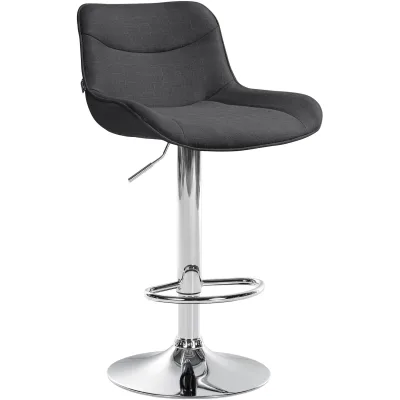 CLP Barhocker Dunkelgrau 49x85x51 cm