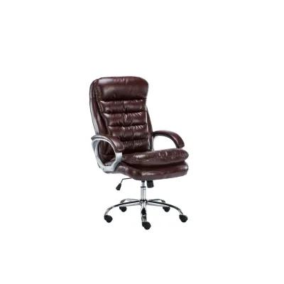 CLP Bürostuhl ergonomisch, XXL Vancouver, bis 150 kg belastbar, höhen-verstellbar, drehbar, kippbar fixierbar, Kunstleder