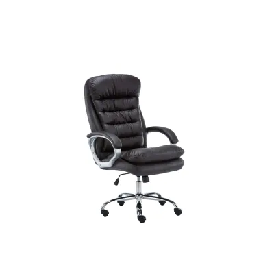 CLP Bürostuhl ergonomisch, XXL Vancouver, bis 150 kg belastbar, höhen-verstellbar, drehbar, kippbar fixierbar, Kunstleder