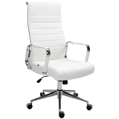 CLP Bürostuhl ergonomisch Kolumbus Echtleder, Schreibtischstuhl höhenverstellbar stufenlos, Drehstuhl mit Rollen bis 150 kg belastbar