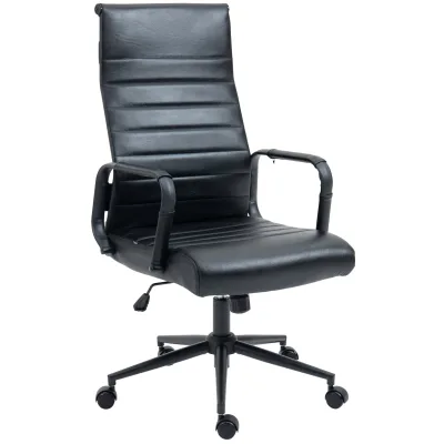 CLP Bürostuhl ergonomisch Kolumbus Echtleder, Schreibtischstuhl höhenverstellbar stufenlos, Drehstuhl mit Rollen bis 150 kg belastbar