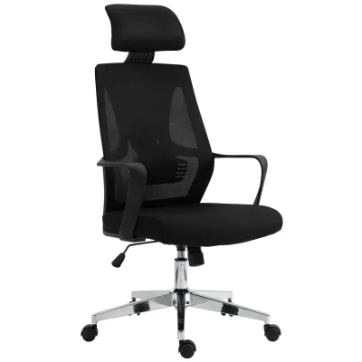 CLP Bürostuhl Kanab I Ergonomisch Mit Lendenwirbelstütze Und Verstellbarer Kopfstütze