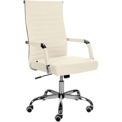CLP Ergonomischer Bürostuhl Amadora I Höhenverstellbar, 360 Grad Drehstuhl I Kunstleder Oder Stoff  Bezug I Langlebig, 120 kg Belastbar