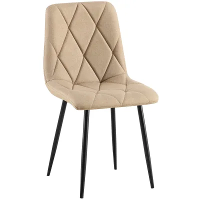 CLP Esszimmerstuhl Taupe 45x85x55 cm