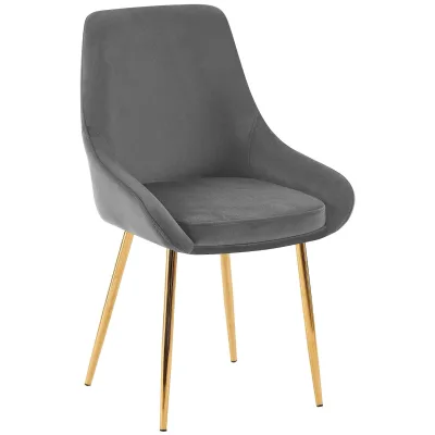 CLP Stuhl Dunkelgrau 50x86x53 cm
