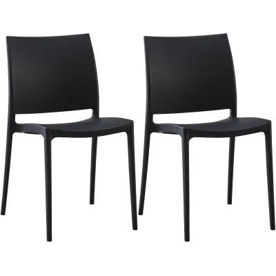 CLP Gartenstuhl Grau 42x81x49 cm