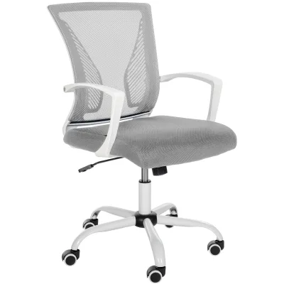 CLP Höhenverstellbarer Bürostuhl Tracy I Ergonomischer Schreibtischstuhl Mit Netzbezug Und Armlehnen und Polsterung