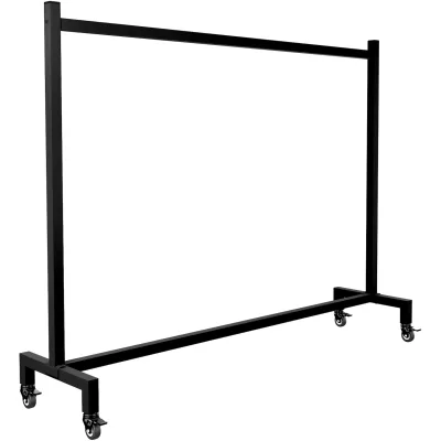 CLP Kleiderständer rollbar Gisborne mit Stahl-Gummirädern, schmaler Garderobenständer für Flur, Schlafzimmer, Ankleide und Boutique, mobil
