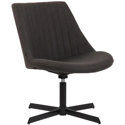 CLP Lounger Granby I 360 Grad Drehbarer Relax Sessel Mit Stoffbezug I Ergonomisches Design Mit Bodenschonern I Polsterstuhl Mit Rückenlehne