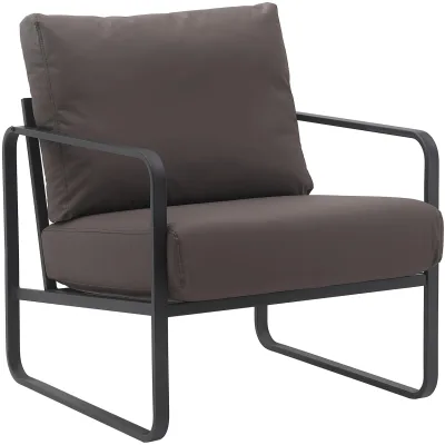 CLP Lounger Manea I Relaxsessel Kunstleder Oder Stoff Bezug I Mit Stabilem Metallgestell I Gepolsteter Clubsessel