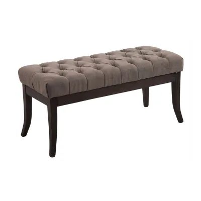 CLP Sitzbank Taupe 100x46x38 cm