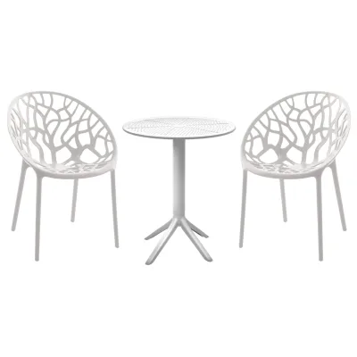 CLP Sitzgruppe Set, moderner Stil, hochwertiges Gestell schwarz, ideal für Esszimmer, Wohnküche, Serie Hoscana
