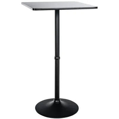 CLP Stehtisch Quadratisch I Eckige Tischplatte 60 X 60 CM   Stabiles Metallgestell