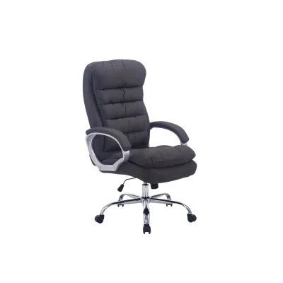CLP Bürostuhl ergonomisch, XXL Vancouver, bis 150 kg belastbar, höhen-verstellbar, drehbar, kippbar fixierbar, Stoff