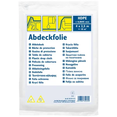 Color Expert Abdeckplane HDPE Standard10 qm = 4 x 2,5 m