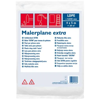 Color Expert Bauplane LDPE reg. 30 my 4 x 5 m transluzent