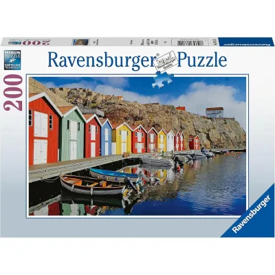 Colorful Scandinavian Houses - 200 Teile Puzzle für Erwachsene und Kinder ab 14 Jahren
