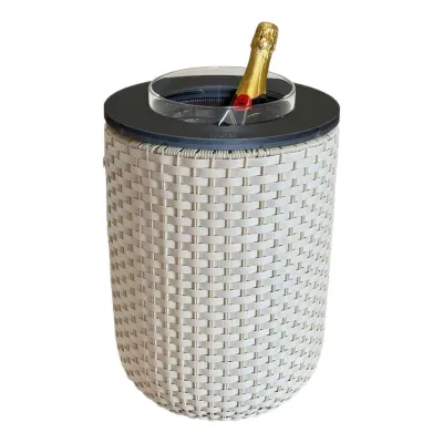 COOTAB COOLER TABLE 4-in-1 Loungetisch mit Acryl-Kühler London 50 cm