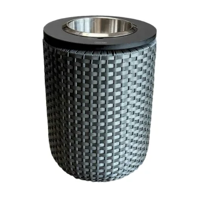 COOTAB COOLER TABLE 4-in-1 Loungetisch mit Edelstahl-Kühler London 50 cm