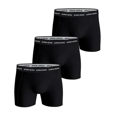Cotton Stretch Boxer Trunks 3P Herren Boxershort