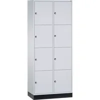 C+P Schließfachschrank Intro XL mit Sockel 820 x 1.950 x 500 mm (B x H x T) 8 Fächer