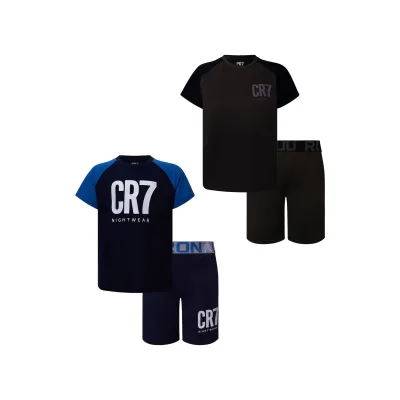 CR7 Cristiano Ronaldo Jungen Pyjama Basic Short 2er Pack