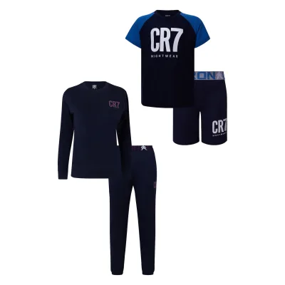 CR7 Cristiano Ronaldo Jungen Pyjama Basic Short&Long 2er Pack