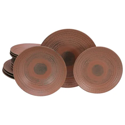CreaTable - 24859 Neapel Terra, Tellerset 12-tlg