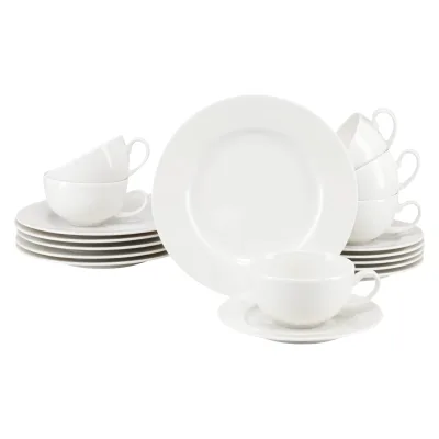 CreaTable 24914 Serie Venice Teeservice 18-tlg Geschirrset 6 Personen