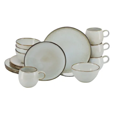 CreaTable - 25071 Stone Town Grey, Kombiservice 16-tlg