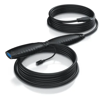 CSL 10m USB 3.2 Repeaterkabel Verlängerungskabel aktiv - USB 3.2 Gen1 - Repeater Verlängerung Verstärker Kabel