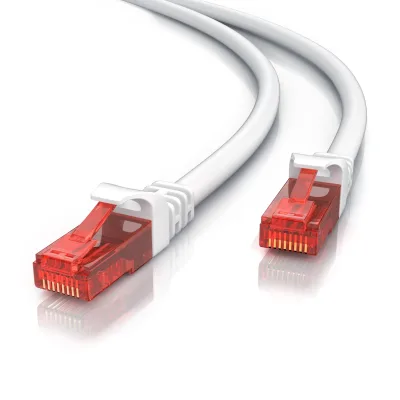 CSL Cat 6 Gigabit Ethernet LAN Kabel - mehrfach geschirmt - UTP Gigabit - 1000 Mbit/s - Patchkabel - Netzwerkkabel - 25m