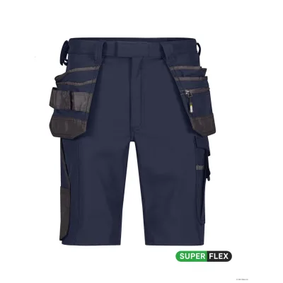 Dassy Arbeitsshorts mit Holstertaschen Aurax 250111 Gr. 56-STANDARD nachtblau/anthrazitgrau