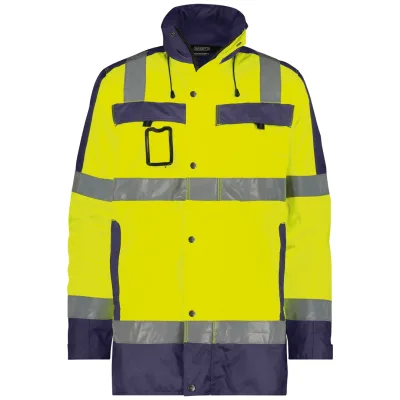 Dassy DASSY® Limasol Warnschutz Parka PES70 STANDARD 500132 Gr. 4XL neongelb/dunkelblau