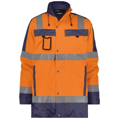 Dassy DASSY® Limasol Warnschutz Parka PES70 STANDARD 500132 Gr. S neonorange/dunkelblau